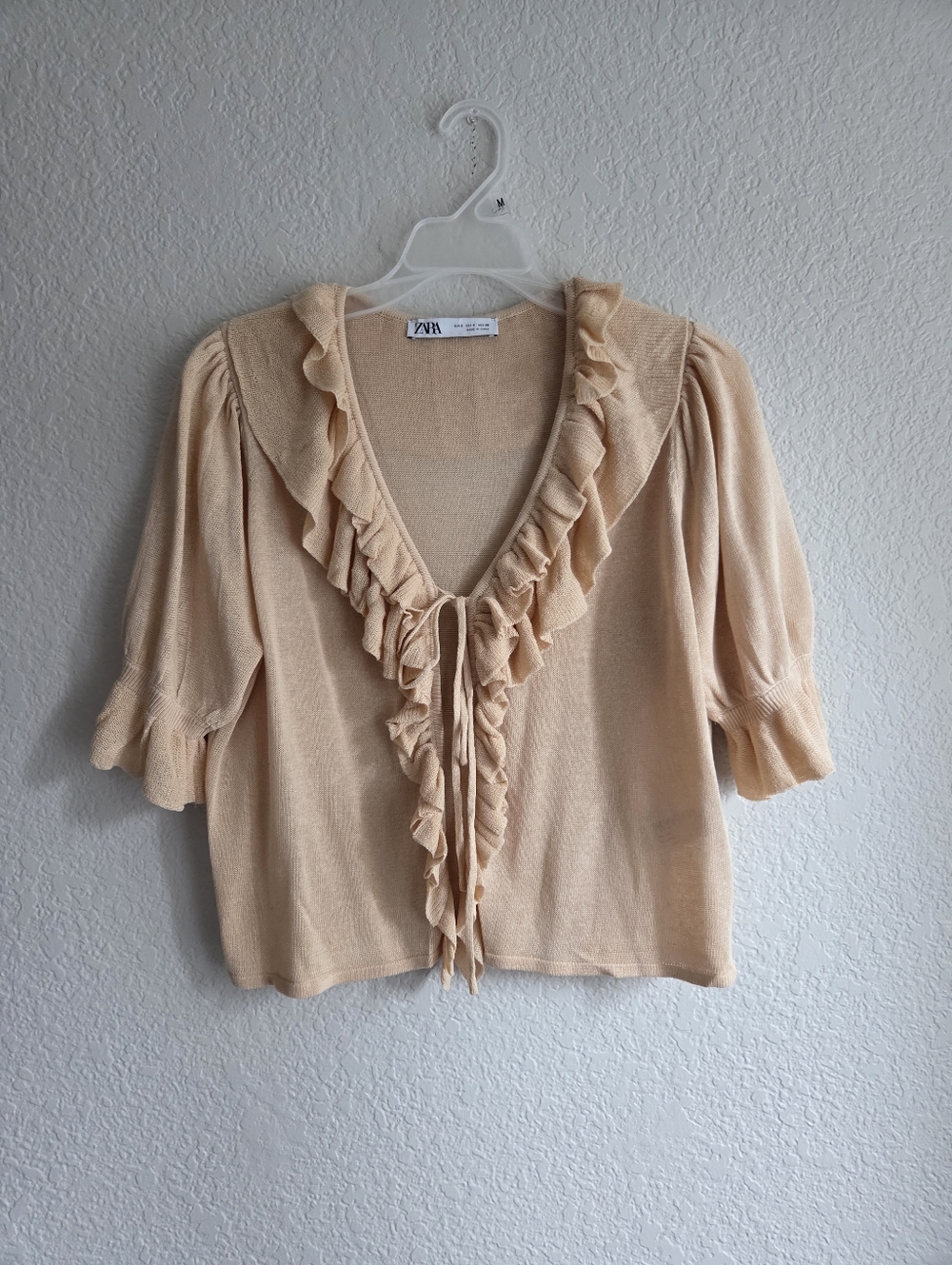 Zara ruffle top